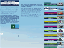 Tablet Screenshot of powerboatschool.ie